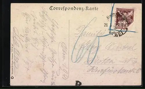 AK Rainwiese, Ortsansicht mit Strassenpartie