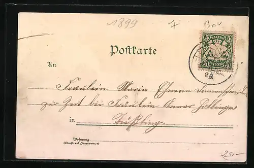 Lithographie Altötting, Kirche, Gnadenbild, Teilansicht