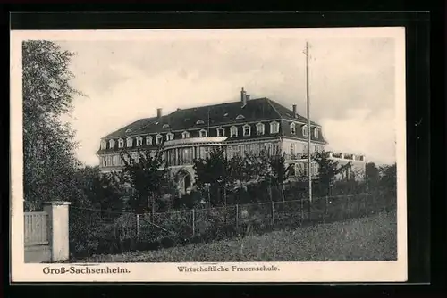 AK Gross-Sachsenheim, Wirtschaftliche Frauenschule