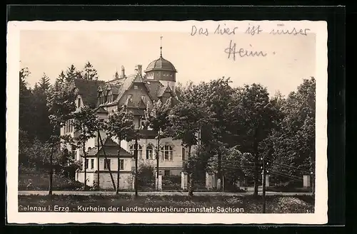 AK Gelenau, Kurheim der Landesversicherungsanstalt Sachsen