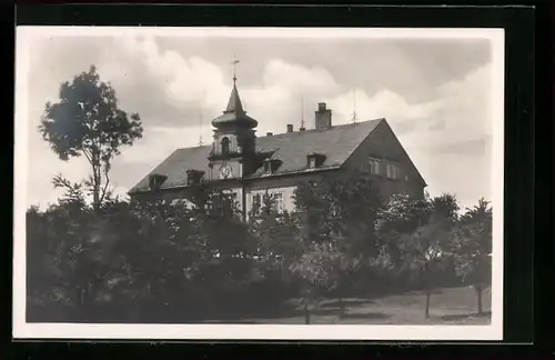 AK Gornau, Schule, Schulfest 1925