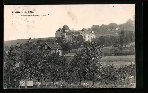 AK Hann.-Münden, Lokomotivführer-Heim