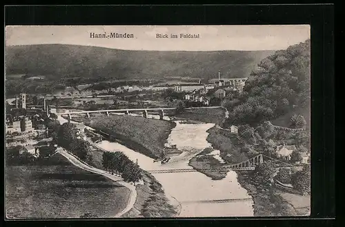 AK Hann Münden, Blick ins Fuldatal