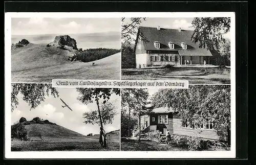 AK Zierenberg, Landesjugend- und Segelfliegerlager auf dem Dörnberg, Ferienheim, Holzhaus, Dünen