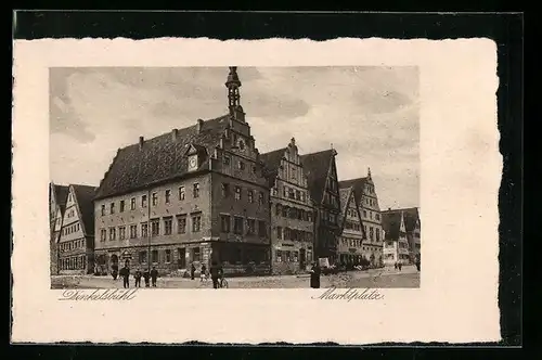 AK Dinkelsbühl, Marktplatz