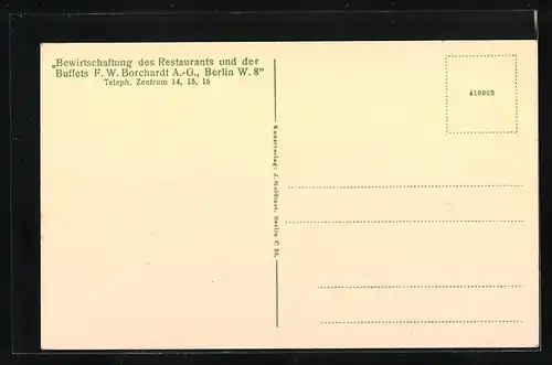 AK Berlin, Staatsoper Unter den Linden