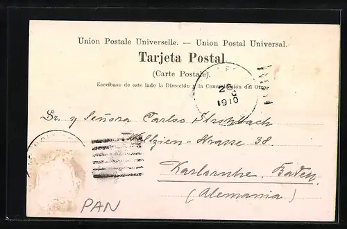 AK Panama, Cathedral Church, Native Washerwomen