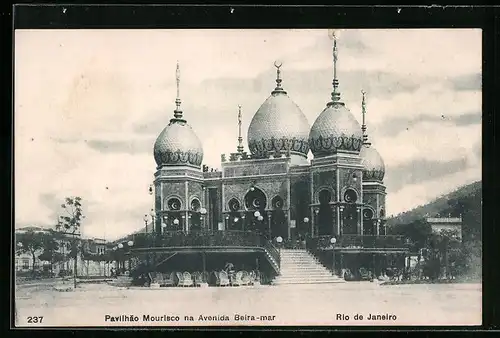 AK Rio de Janeiro, Pavilhao Mourisco na Avendia Beira-mar