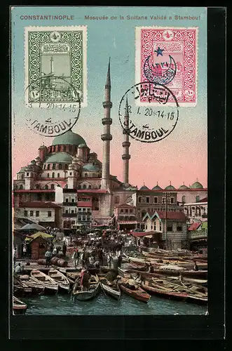 AK Constantinople, Mosquée de la Sultane Validé a Stamboul