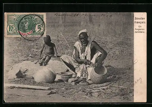 AK Soudan francais, Un forgeron bambara