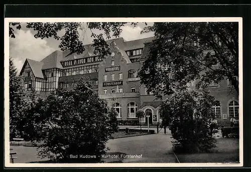 AK Bad Kudowa, Kurhotel Fürstenhof