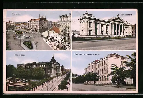 AK Belgrad, Strassenpartien bei Schönwetter