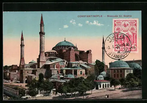 AK Constantinople, Mosquèe St. Sophie