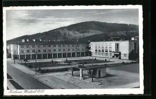 AK Weichsel /O.-S., Kurhaus bei Schönwetter