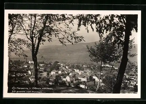 AK Petritsch, Ortsansicht mit Umland