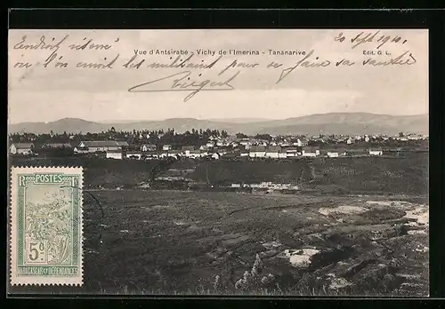 AK Tananarive, Vue d`Antsirabé, Vichy de l`Imerina
