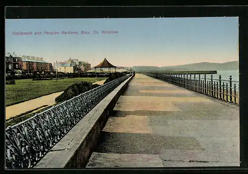 AK Bray, Co. Wicklow, Esplanade and Peoples Gardens