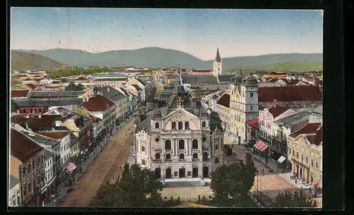 AK Kosice, Panorama der Ortschaft