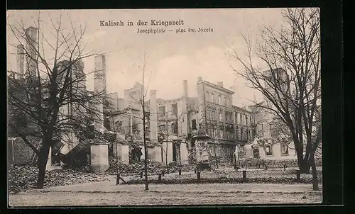 AK Kalisch, In der Kriegszeit, Josephsplatz