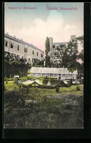 AK Sárospatak, Rakoczi-var, Parkreszlet
