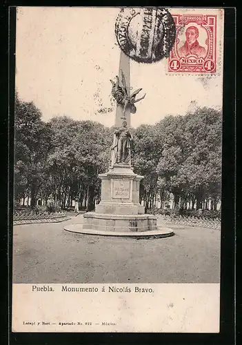 AK Puebla, Monumento à Nicolas Bravo