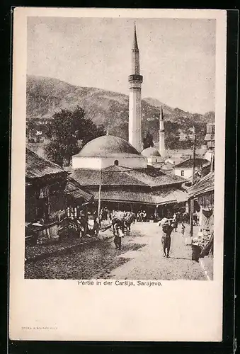 AK Sarajewo, Strassenpartie in der Carsija