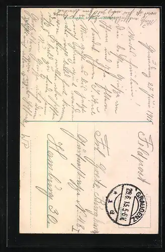 AK Graudenz, Courbiere-Denkmal