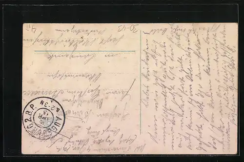 AK Landsturm heraus!, Soldat mit Trompete