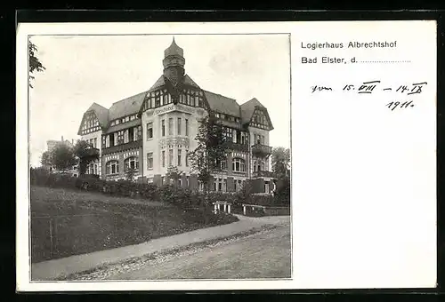 AK Bad Elster, Hotel-Logierhaus Albrechtshof