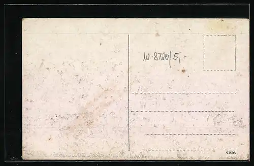 AK Schweinfurt, Marktplatz mit Rückert-Denkmal