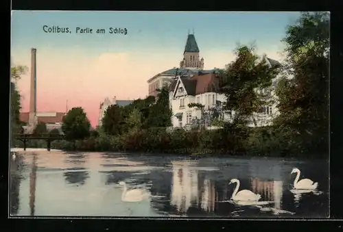 AK Cottbus, Partie am Schloss