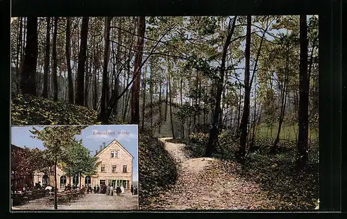 AK Bannewitz, Gasthaus Eutschützer Mühle