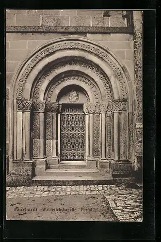 AK Murrhardt, Walderichskapelle, Portal