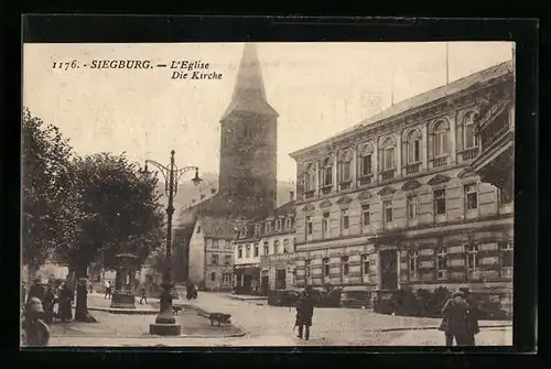 AK Siegburg, Blick auf die Kirche