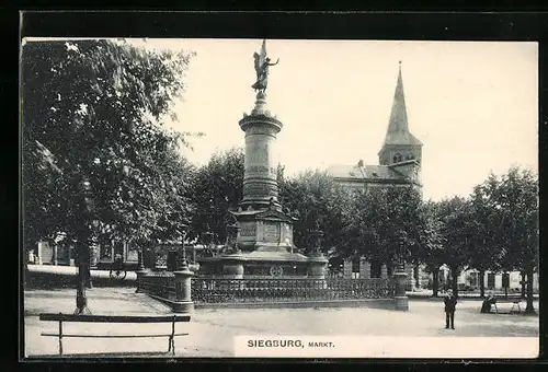 AK Siegburg, Partie am Markt