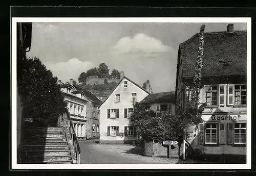 AK Wolfstein / Pfalz, Hauptstrasse mit Gasthof