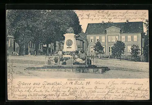 AK Clausthal, Blick zum Römerdenkmal