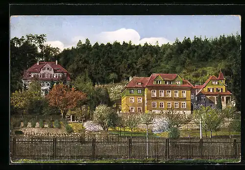 AK Ober-Rathen, Sächs. Schweiz, Diakonissenheim Felsengrund, Haushaltsschule