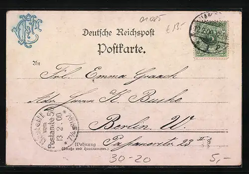 AK Bau, Jubiläum Schleswig Holstein 1898, Vorpostengefecht 1848