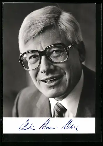 AK D. Christian Schwarz-Schilling, Bundesminister für das Post- und Fernmeldewesen