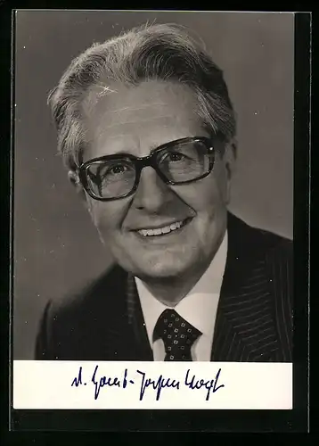 AK Portrait Hans-Jochen Vogel, Mitglied des SPD-Präsidiums