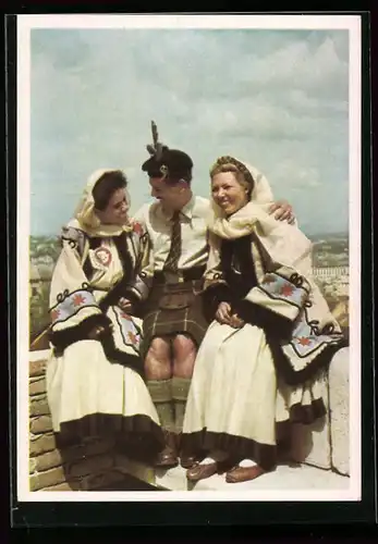 AK DDR-Propaganda, Die Jugend der Welt will den Frieden, Frohe Weltjugend