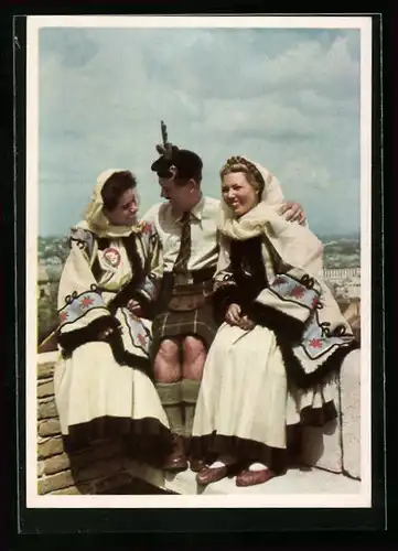 AK DDR-Propaganda, Die Jugend der Welt will den Frieden, Frohe Weltjugend