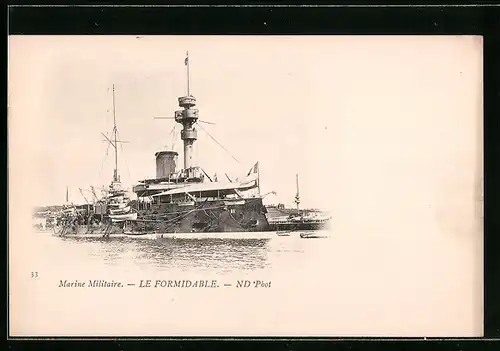 AK Marine Militaire, Le Formidable, Kriegsschiff