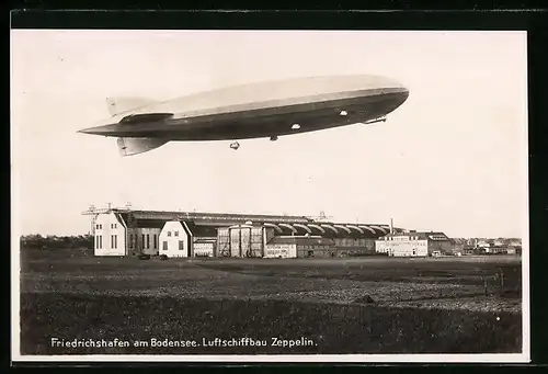 AK Friedrichshafen a. B., Luftschiffbau Zeppelin