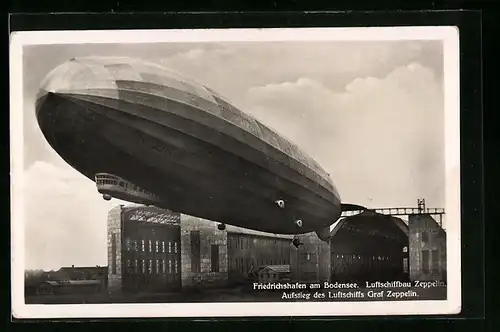 AK Friedrichshafen, Luftschiffbau Zeppelin, Aufstieg des Luftschiffs Graf Zeppelin