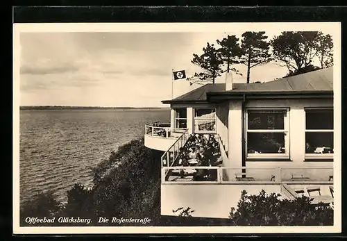 AK Glücksburg, Cafe Rosenterrasse, 