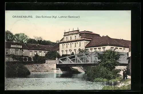 AK Oranienburg, Das Schloss, Kgl. Lehrer-Seminar