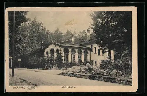 AK Herford, Die Gastwirtschaft Waldfrieden