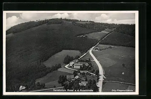 AK Rusel bei Deggendorf, Sanatorium Rusel